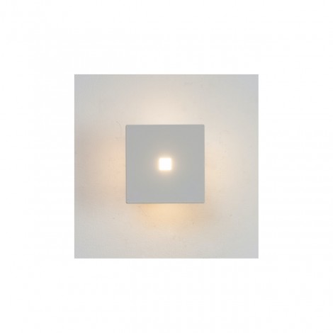 Applique LED atmosphere carree blanche - Nova|Appliques murales|Kosilum