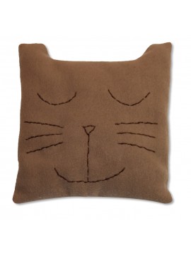CHATI Coussin Doudou Chat