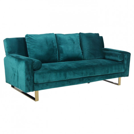Canapé Convertible Velours "Albine" 210cm Vert|Canape|Paris Prix
