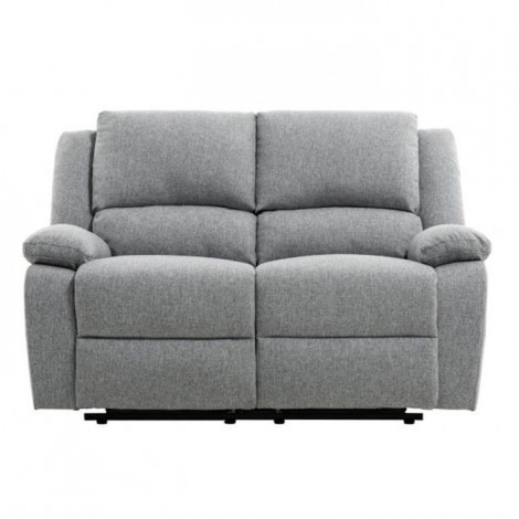 Canapé de Relaxation Tissu "Polo" 143cm Gris|Canape|Paris Prix