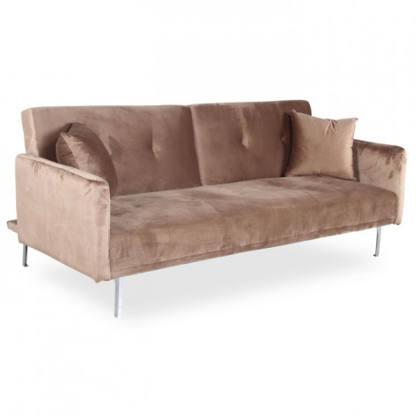 Canapé Convertible 3 Places "Lacla" 191cm Taupe|Canape|Paris Prix