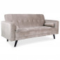 Canapé Convertible 3 Places Scandinave "Navya" Taupe|Canape|Paris Prix