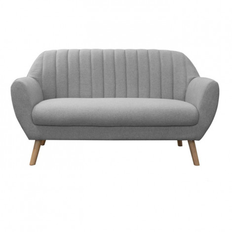 Canapé 2 Places Design "Sofia" 142cm Gris|Canape|Paris Prix