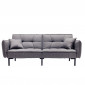 Canapé Convertible Design "Tyva" 197cm Gris|Canape|Paris Prix