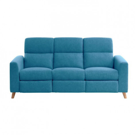 Canapé de Relaxation 3 Places "Kamer" 193cm Bleu|Canape|Paris Prix