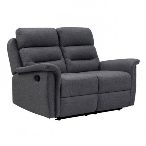 Canapé de Relaxation Tissu "Kato" 140cm Gris Foncé|Canape|Paris Prix