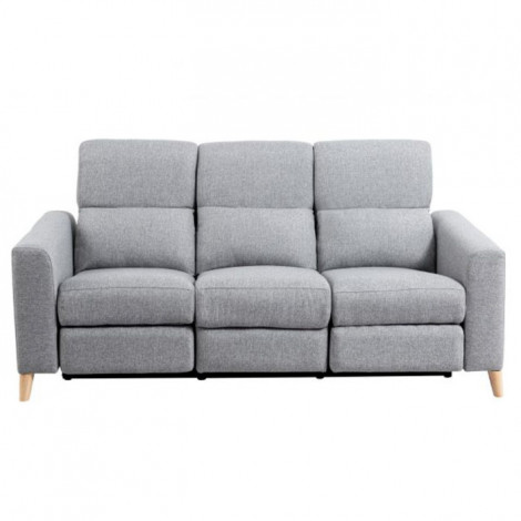 Canapé de Relaxation Électrique 3 Places "Kamer" 193cm Gris|Canape|Paris Prix