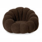 Fauteuil Design Coquillage "Bouclette" 98cm Marron|Fauteuil / Chauffeuse|Paris Prix