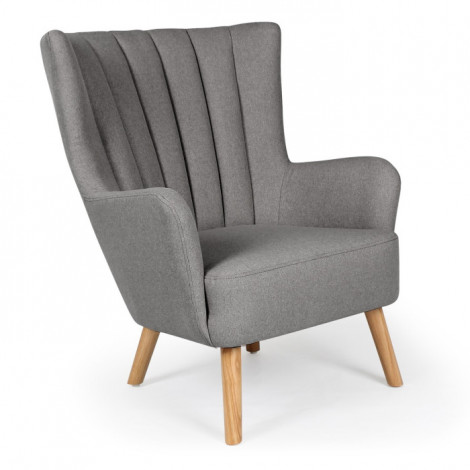 Fauteuil Scandinave "Jay" 94cm Gris|Fauteuil / Chauffeuse|Paris Prix