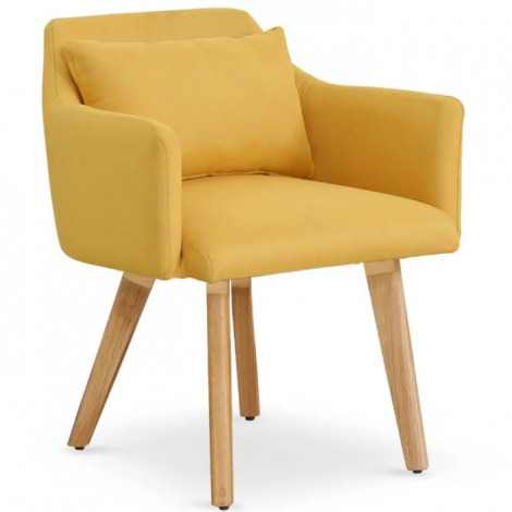 Fauteuil Scandinave "Alan" 70cm Jaune|Fauteuil / Chauffeuse|Paris Prix