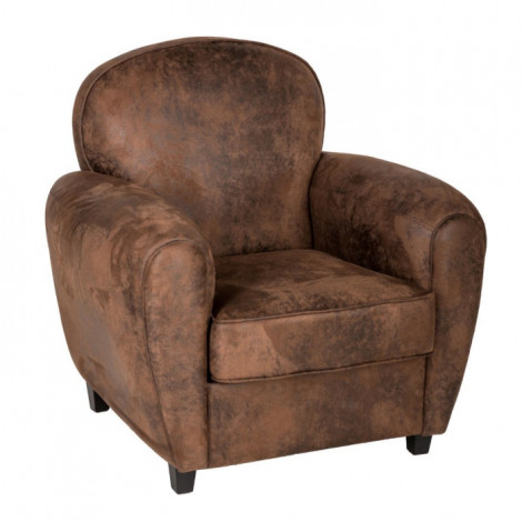 Fauteuil Club "Stanis" 86cm Marron|Fauteuil / Chauffeuse|Paris Prix