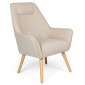 Fauteuil Scandinave "Watson" 101cm Beige|Fauteuil / Chauffeuse|Paris Prix