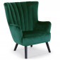 Fauteuil Scandinave Velours "Velvet" 94cm Vert|Fauteuil / Chauffeuse|Paris Prix