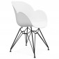 Fauteuil Design "Kapt" 85cm Blanc|Fauteuil / Chauffeuse|Paris Prix