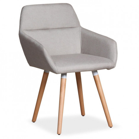 Fauteuil Design Scandinave "Dorcy" 82cm Beige|Fauteuil / Chauffeuse|Paris Prix