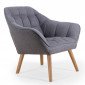 Fauteuil Scandinave Matelassé "Taon" 83cm Gris|Fauteuil / Chauffeuse|Paris Prix