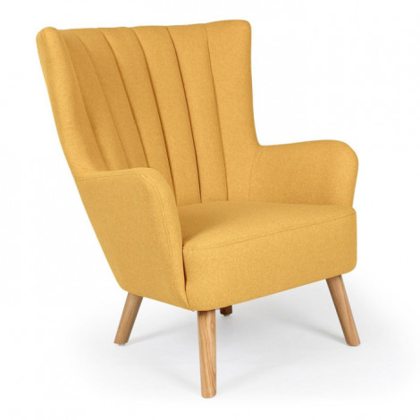 Fauteuil Scandinave "Jay" 94cm Jaune|Fauteuil / Chauffeuse|Paris Prix