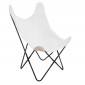 Fauteuil Imitation Fourrure "Oslo" 101cm Blanc|Fauteuil / Chauffeuse|Paris Prix