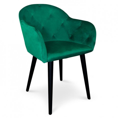 Fauteuil Design en Velours "Glany" 81cm Vert|Fauteuil / Chauffeuse|Paris Prix