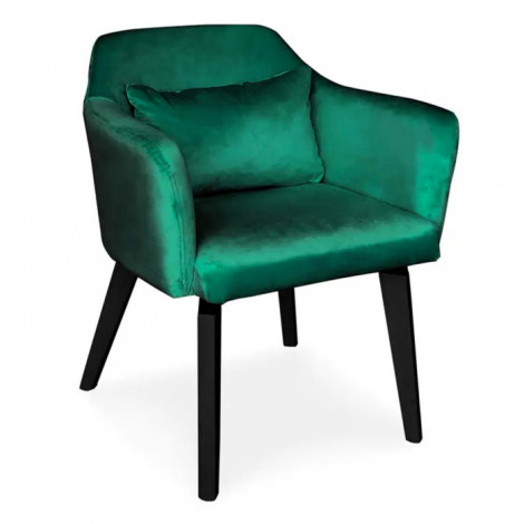 Fauteuil Scandinave en Velours "Nari" 70cm Vert|Fauteuil / Chauffeuse|Paris Prix