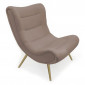 Fauteuil Scandinave Design "Roman" 95cm Taupe|Fauteuil / Chauffeuse|Paris Prix