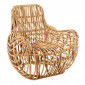 Fauteuil en Rotin Design "Ana" 100cm Naturel|Fauteuil / Chauffeuse|Paris Prix