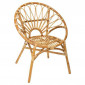 Fauteuil en Rotin "Idylle Folk" 84cm Naturel|Fauteuil / Chauffeuse|Paris Prix
