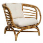 Fauteuil Design en Rotin "Farah" 79cm Naturel|Fauteuil / Chauffeuse|Paris Prix