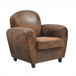 Fauteuil Club Design "Confortable" 86cm Marron|Fauteuil / Chauffeuse|Paris Prix