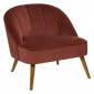 Fauteuil Scandinave "Naova" 78cm Terracotta|Fauteuil / Chauffeuse|Paris Prix