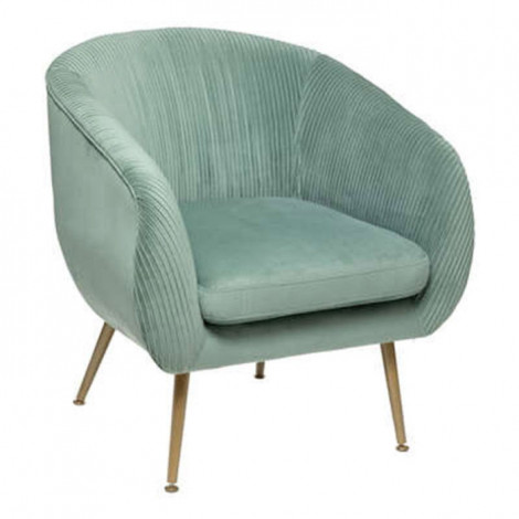 Fauteuil Design en Velours "Solaro" 78cm Vert Jade|Fauteuil / Chauffeuse|Paris Prix