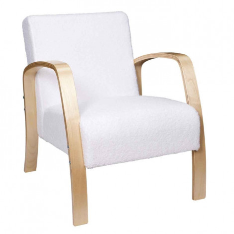 Fauteuil Scandinave Design "Hella" 80cm Blanc|Fauteuil / Chauffeuse|Paris Prix