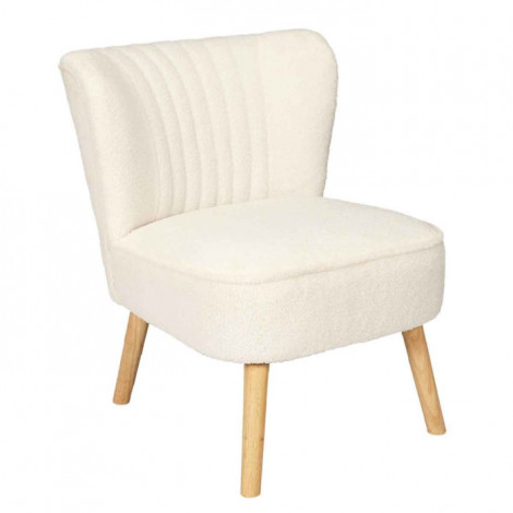 Fauteuil Scandinave Design "Erika" 72cm Blanc|Fauteuil / Chauffeuse|Paris Prix