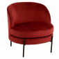 Fauteuil Lounge Design "Jula" 71cm Rouge|Fauteuil / Chauffeuse|Paris Prix