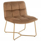 Fauteuil Lounge Design "Pierre" 85cm Marron|Fauteuil / Chauffeuse|Paris Prix