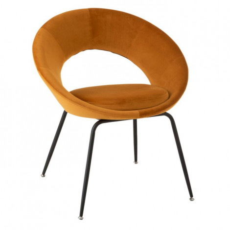Fauteuil Design "Trouma" 78cm Ocre|Fauteuil / Chauffeuse|Paris Prix