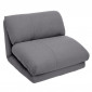 Chauffeuse Convertible 1 Place "Marza" 78cm Gris|Fauteuil / Chauffeuse|Paris Prix
