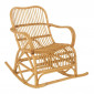 Fauteuil à Bascule en Rotin "Winand" 87cm Naturel|Fauteuil / Chauffeuse|Paris Prix