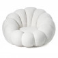Fauteuil Design Coquillage "Bouclette" 98cm Blanc|Fauteuil / Chauffeuse|Paris Prix