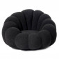Fauteuil Design Coquillage "Bouclette" 98cm Noir|Fauteuil / Chauffeuse|Paris Prix