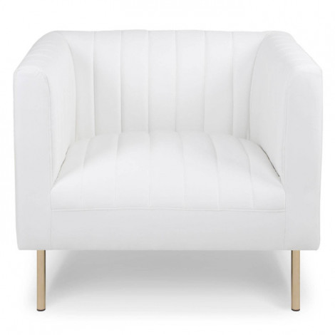 Fauteuil Design "Taylor" 84cm Blanc|Fauteuil / Chauffeuse|Paris Prix