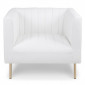 Fauteuil Design "Taylor" 84cm Blanc|Fauteuil / Chauffeuse|Paris Prix