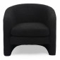 Fauteuil Arrondi Bouclette "Herschel" 82cm Noir|Fauteuil / Chauffeuse|Paris Prix
