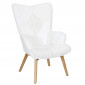 Fauteuil Patchwork "Helsinki" 100cm Blanc|Fauteuil / Chauffeuse|Paris Prix