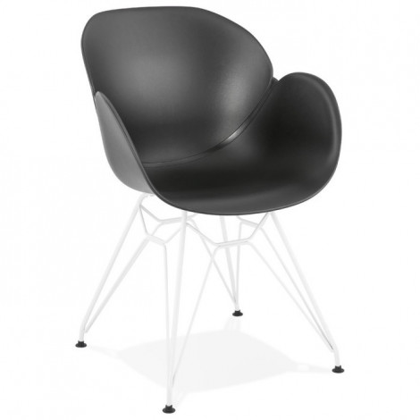 Fauteuil Design "Calypso" 85cm Noir|Fauteuil / Chauffeuse|Paris Prix