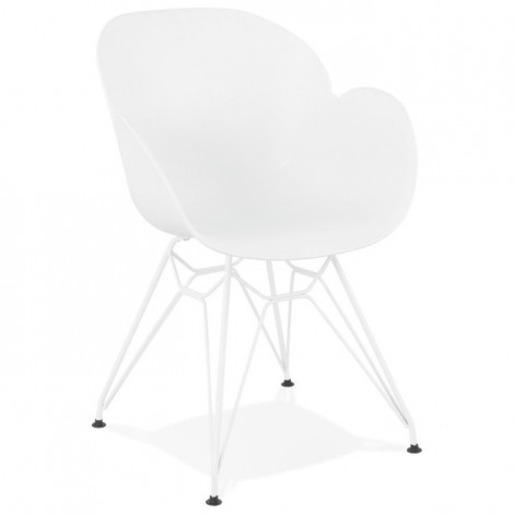 Fauteuil Design "Calypso" 85cm Blanc|Fauteuil / Chauffeuse|Paris Prix