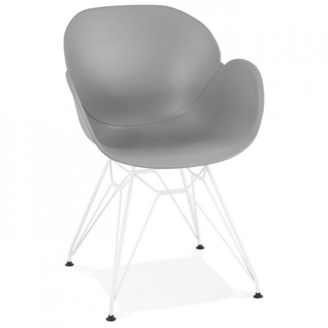 Fauteuil Design "Calypso" 85cm Gris|Fauteuil / Chauffeuse|Paris Prix