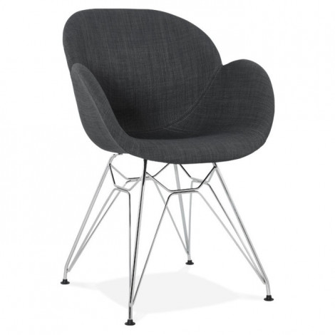 Fauteuil Design "Arigato" 82cm Gris Foncé|Fauteuil / Chauffeuse|Paris Prix