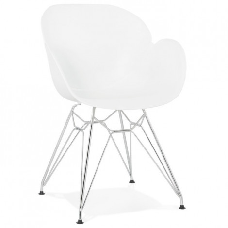Fauteuil Design "Katana" 82cm Blanc|Fauteuil / Chauffeuse|Paris Prix