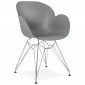 Fauteuil Design "Katana" 82cm Gris|Fauteuil / Chauffeuse|Paris Prix